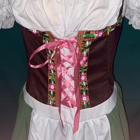 🎃 Halloween Costume Sexy Gretchen Beer 🍺 Maiden Size 1X/2X - Picture 3 of 5